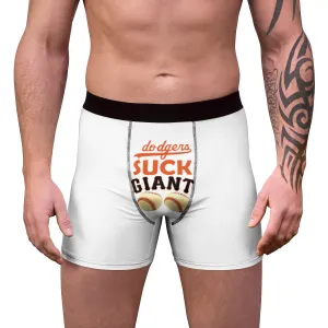 Dodgers Suck Giant Balls -  Men's Boxer Briefs