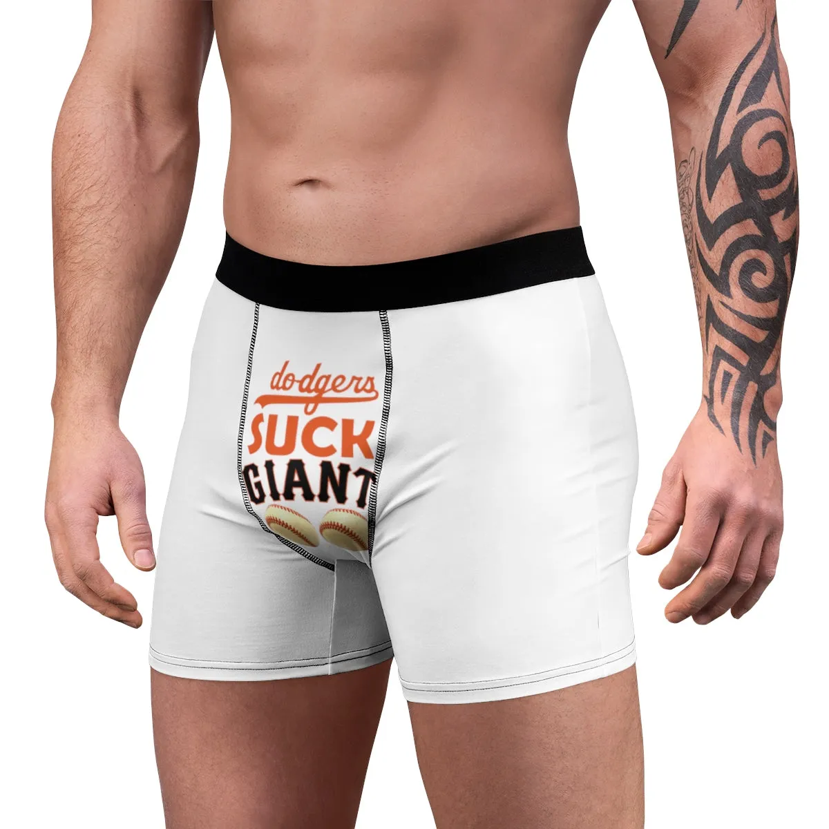 Dodgers Suck Giant Balls -  Men's Boxer Briefs