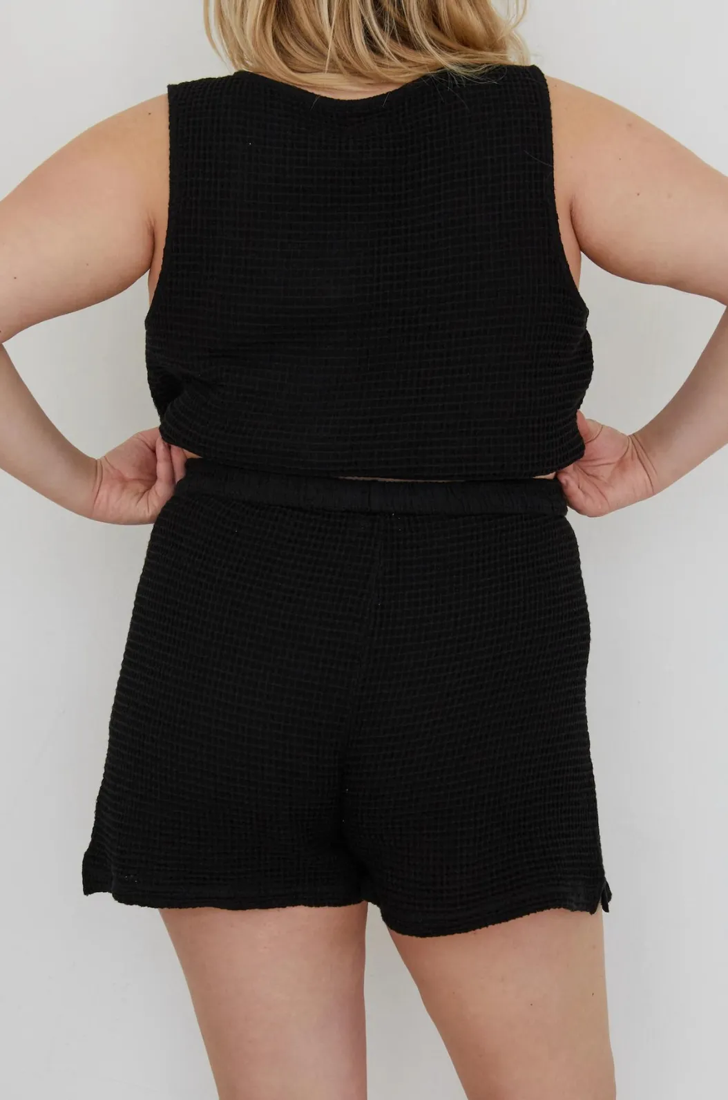 DONNI Waffle Roll Short