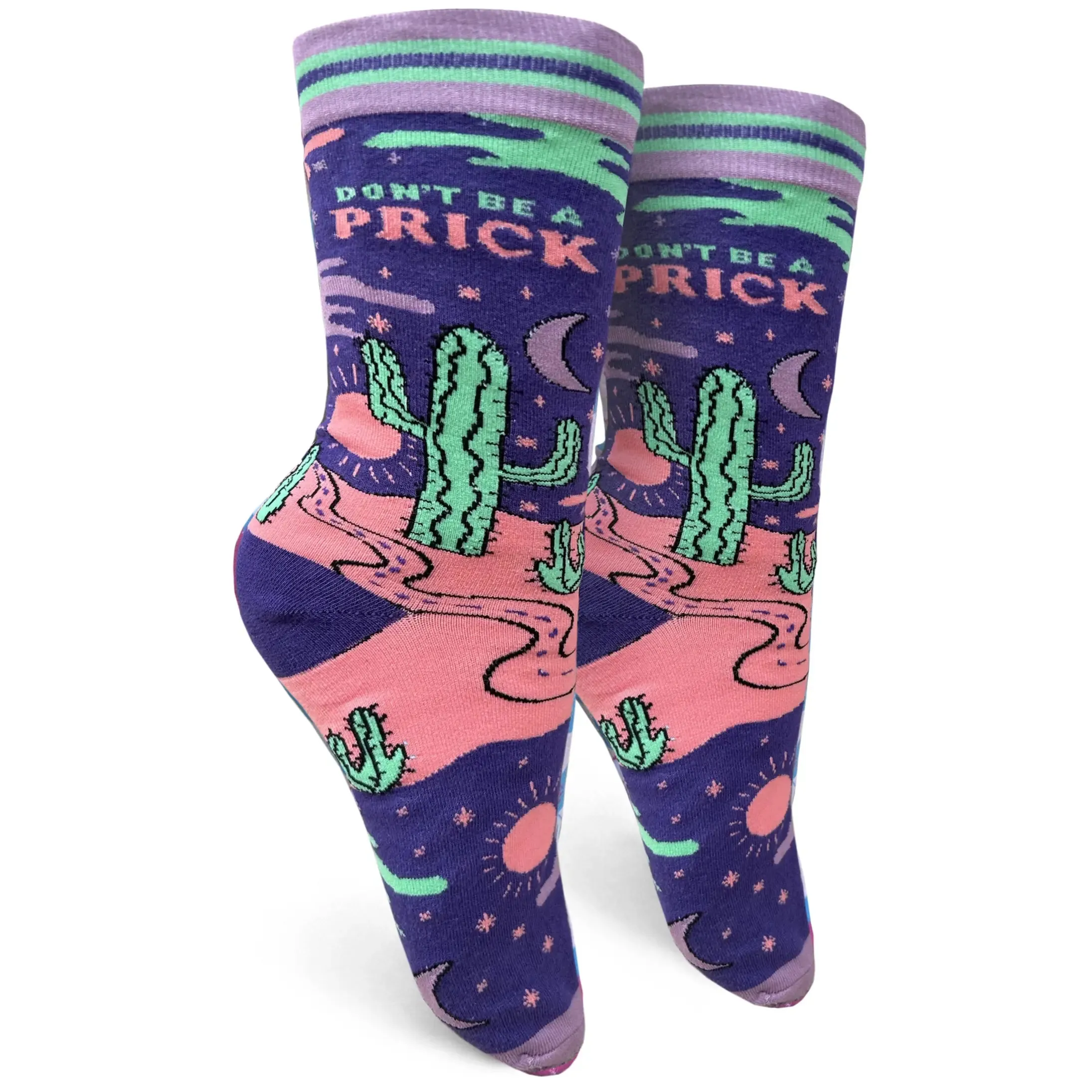 Don't be a Prick Womens Crew Socks