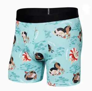 Droptemp™ Cooling Boxer Brief - Alohohoho-Ha-Turquoise