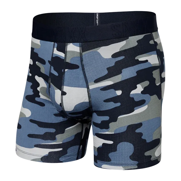 Droptemp™ Cooling Boxer Brief - Tidal Camo Blue