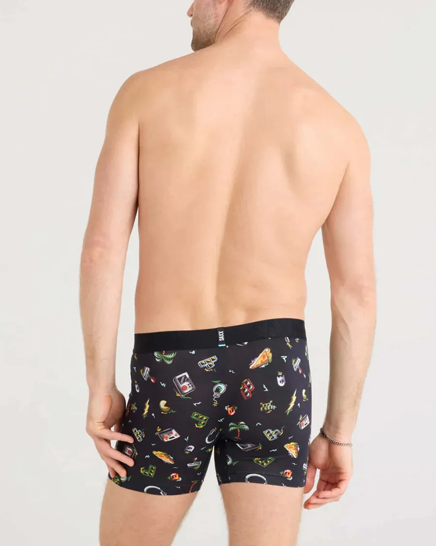DropTemp® Cooling Cotton Boxer Brief - Gamer's Paradise - Black