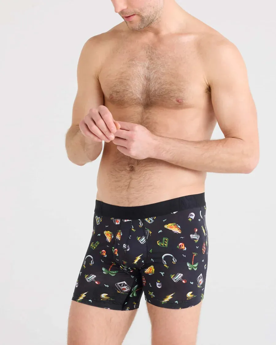DropTemp® Cooling Cotton Boxer Brief - Gamer's Paradise - Black