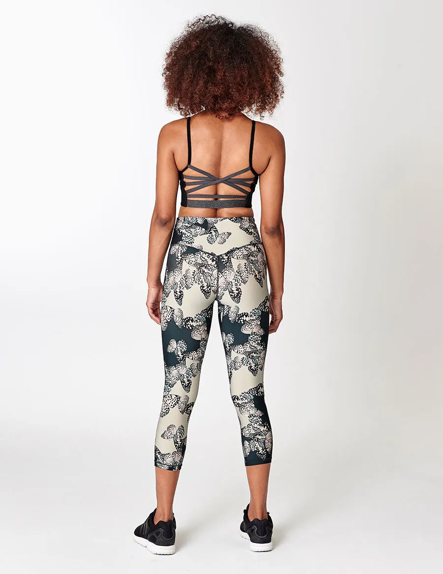 easyoga LESPIRO Glossy Slim Capris1 - F89 Butterfly Dream