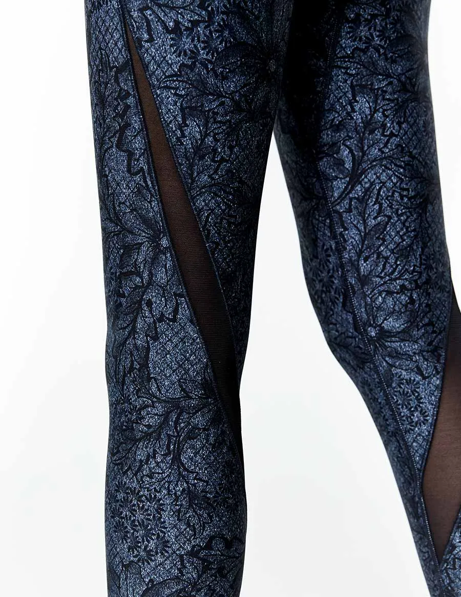 easyoga LESPIRO Streamer Retro Tights - FC6 Blossom Grey