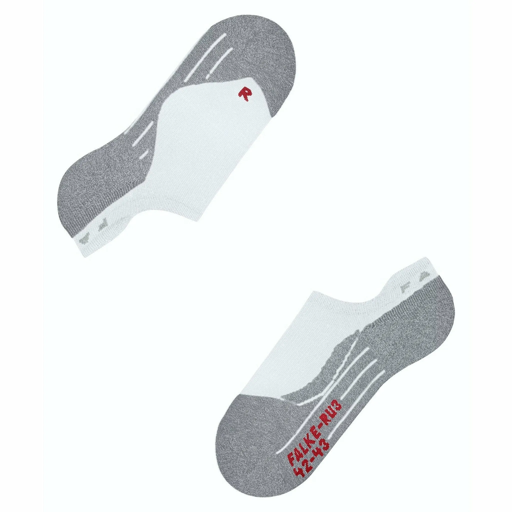 FALKE Mens RU3 Comfort Invisible Running No Show Socks