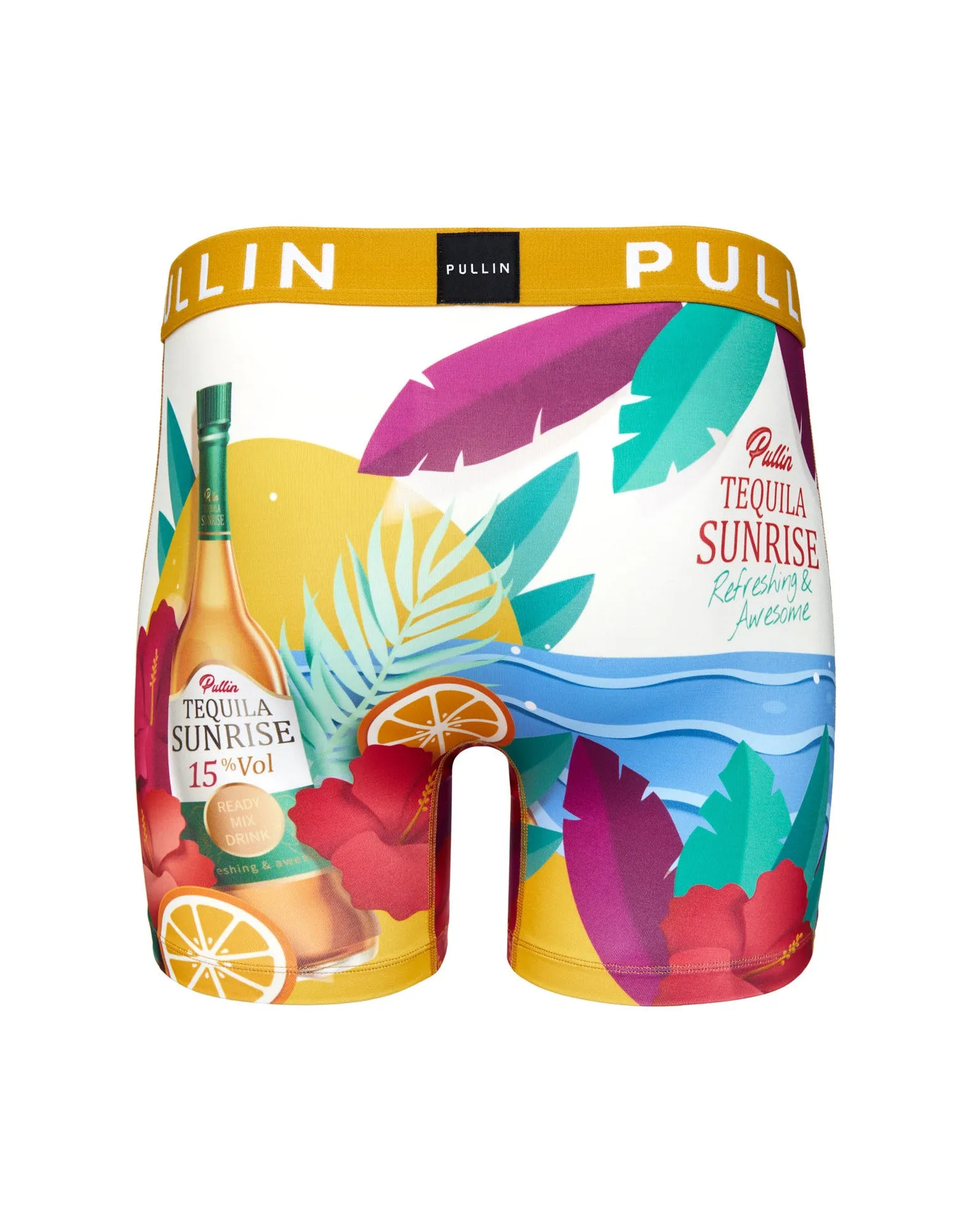 Fashion 2 Long Cut Tequila Sunrise Print Underwear