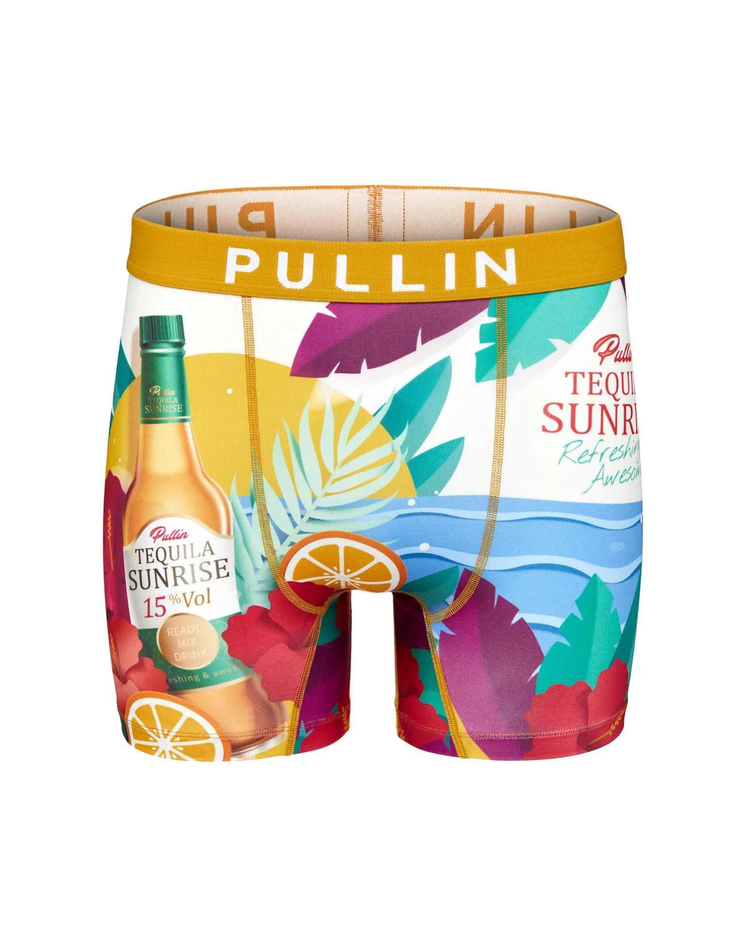 Fashion 2 Long Cut Tequila Sunrise Print Underwear