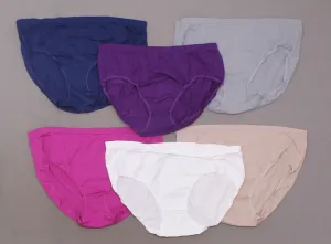 Fruit Of The Loom 6 Pairs Women's Seamless Low Rise Briefs