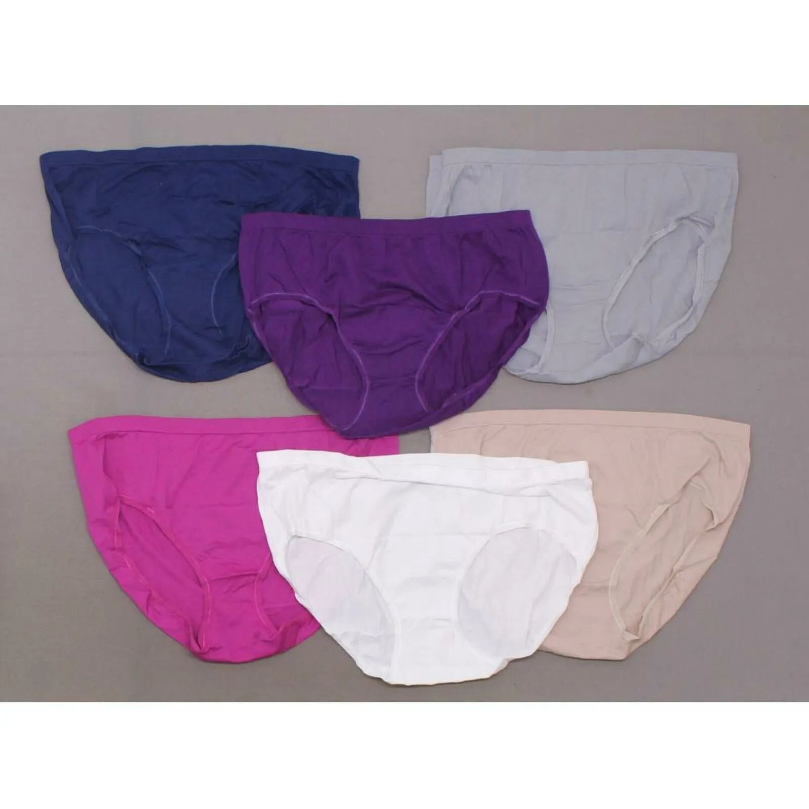 Fruit Of The Loom 6 Pairs Women's Seamless Low Rise Briefs