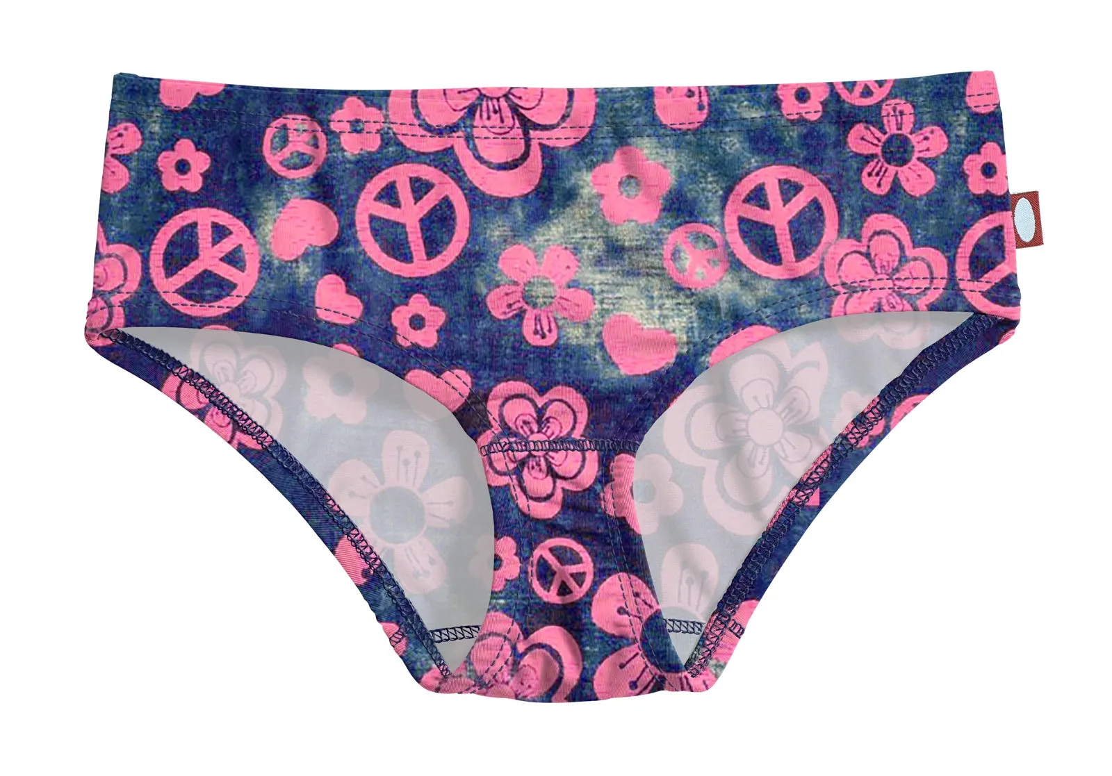 Girls UPF 50  Printed Swim Briefs  | Woodstock