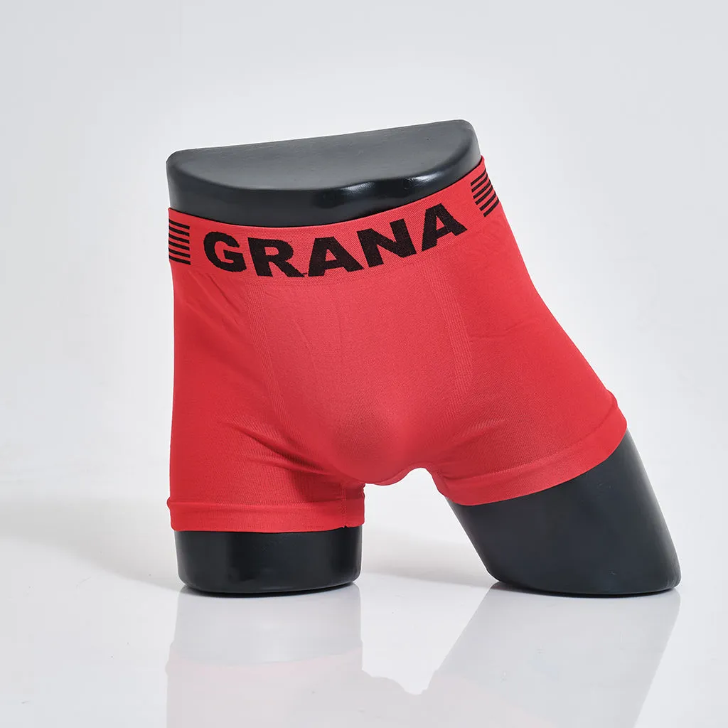 GRANA Seamless Boxer Brief Solid 4 Pack