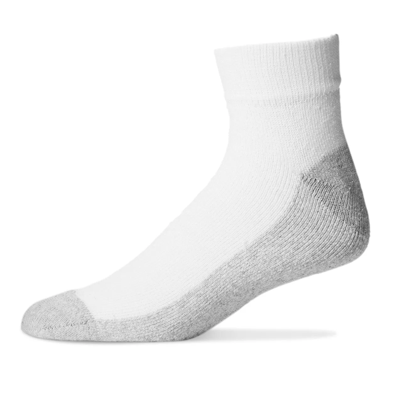 Gray Bottom Ankle Sock