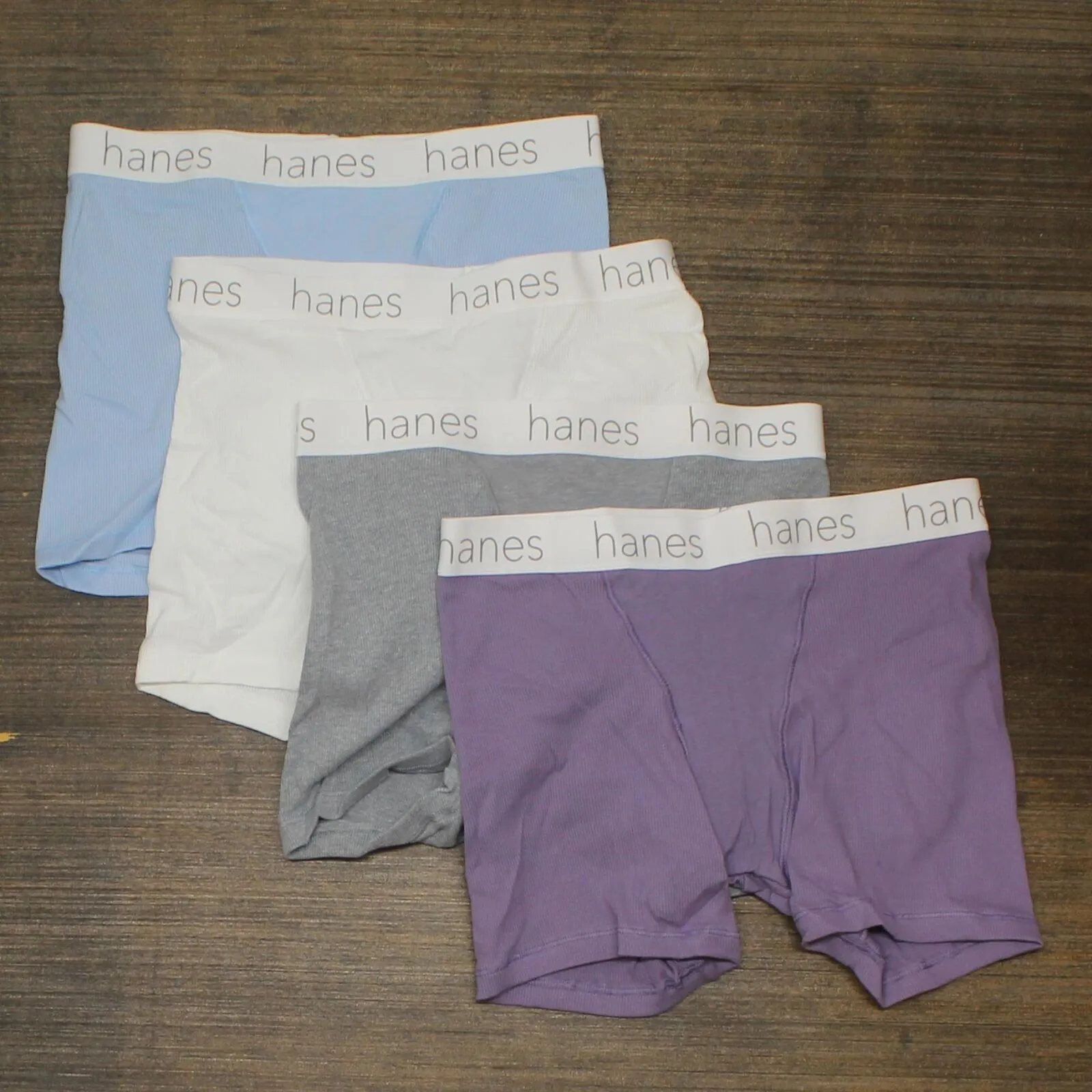 Hanes Premium Women's 4pk Cotton Mid-Thigh Comfortsoft Waistband Boxer Briefs S