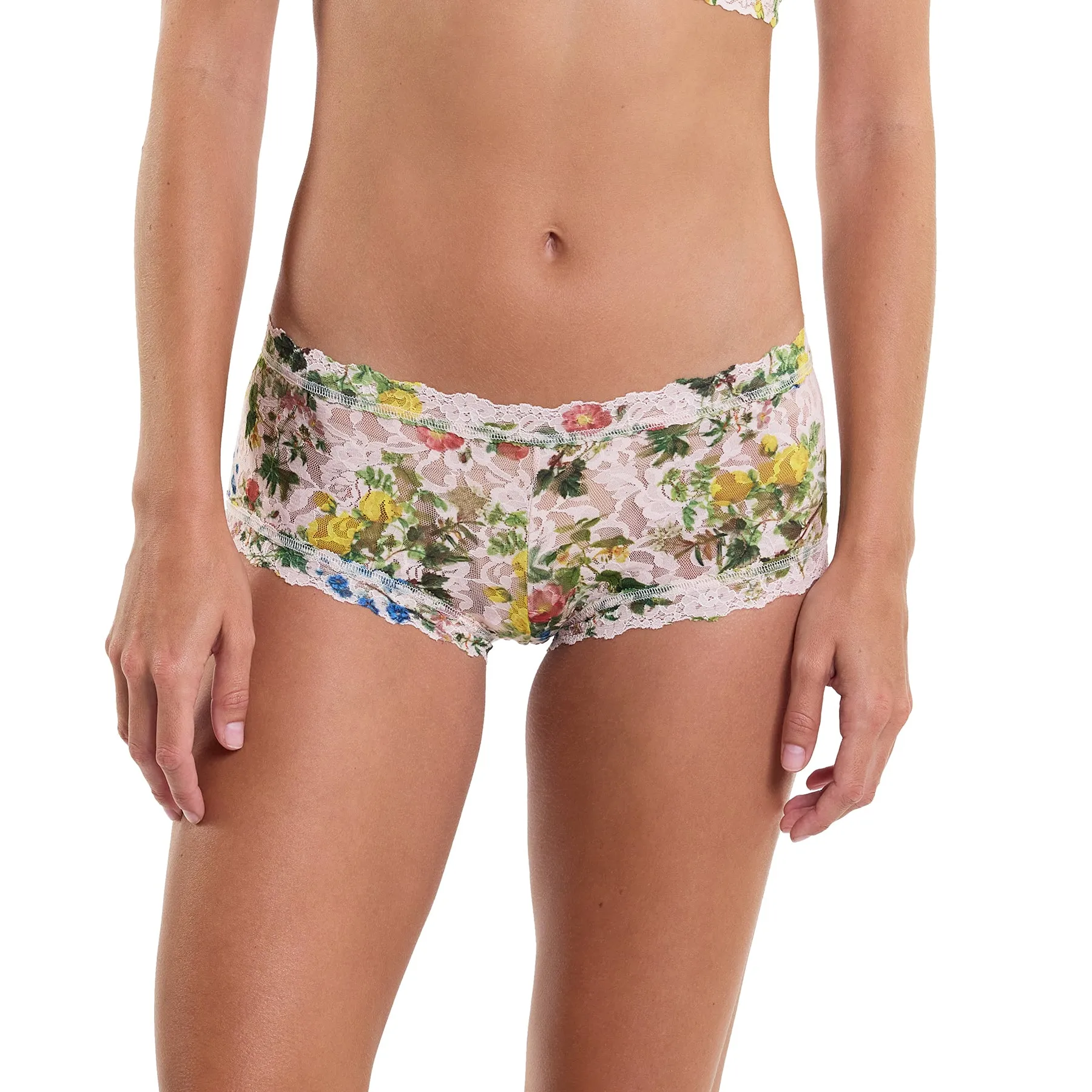Hanky Panky Printed Lace Boyshort