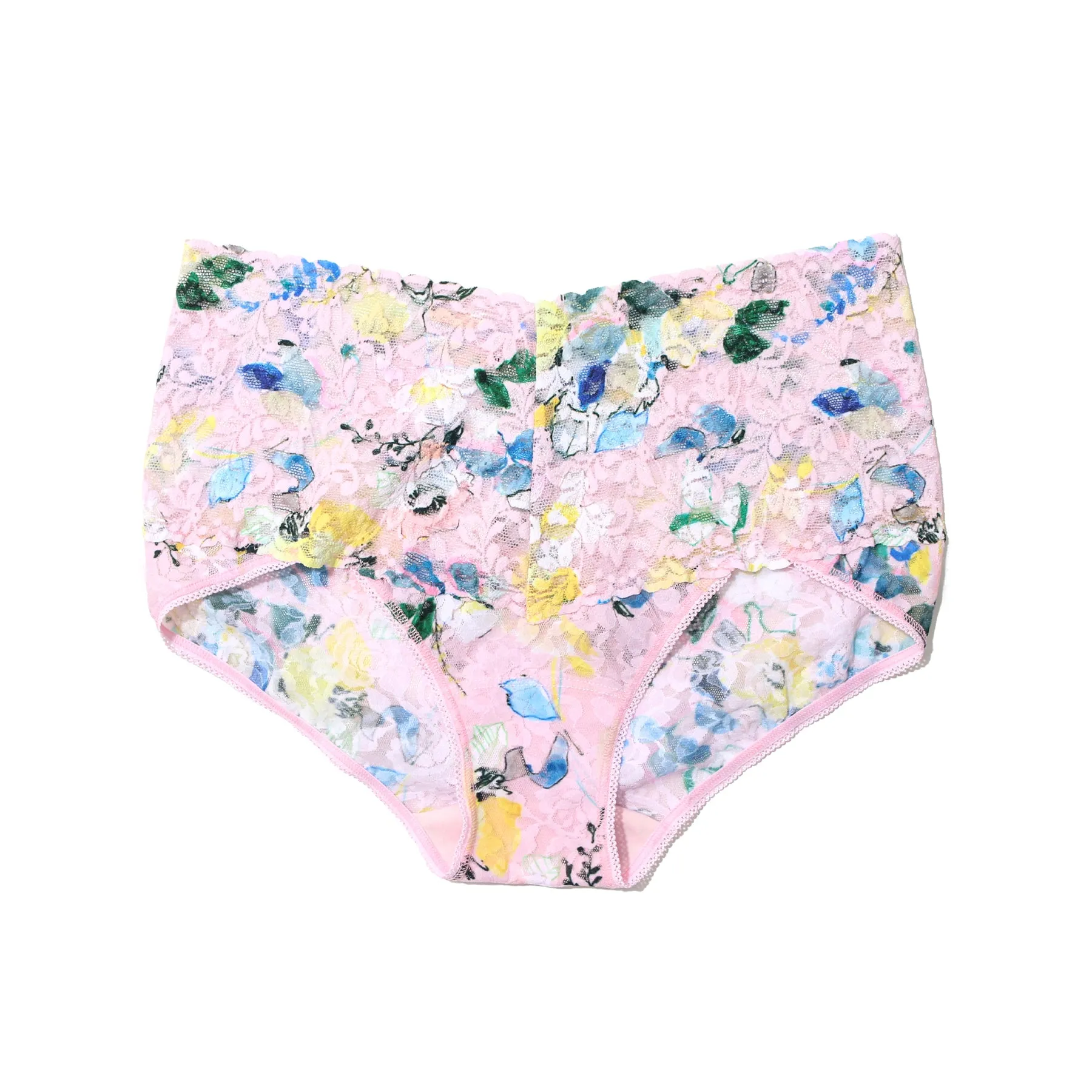 Hanky Panky Printed Lace V-Kini Retro Briefs
