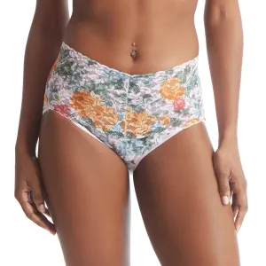 Hanky Panky Printed Lace V-Kini Retro Briefs
