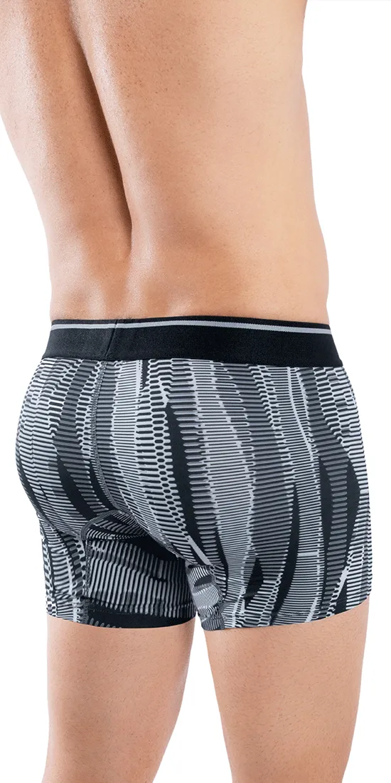 Hawai 42121 Printed Athletic Trunks Black