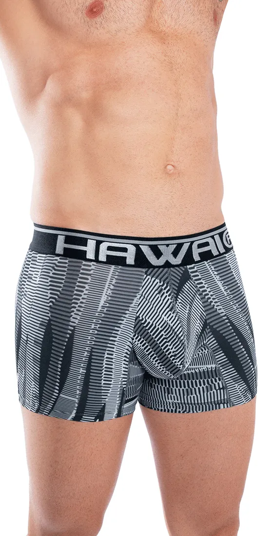 Hawai 42121 Printed Athletic Trunks Black