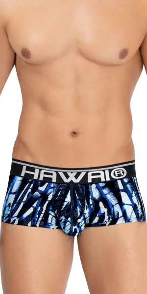 Hawai 42182 Printed Microfiber Briefs Dark Blue