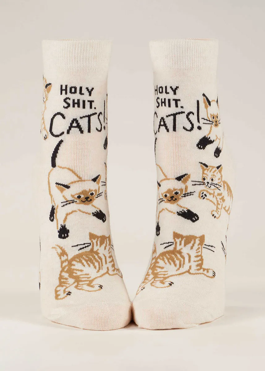 Holy Shit Cats! Ankle Socks