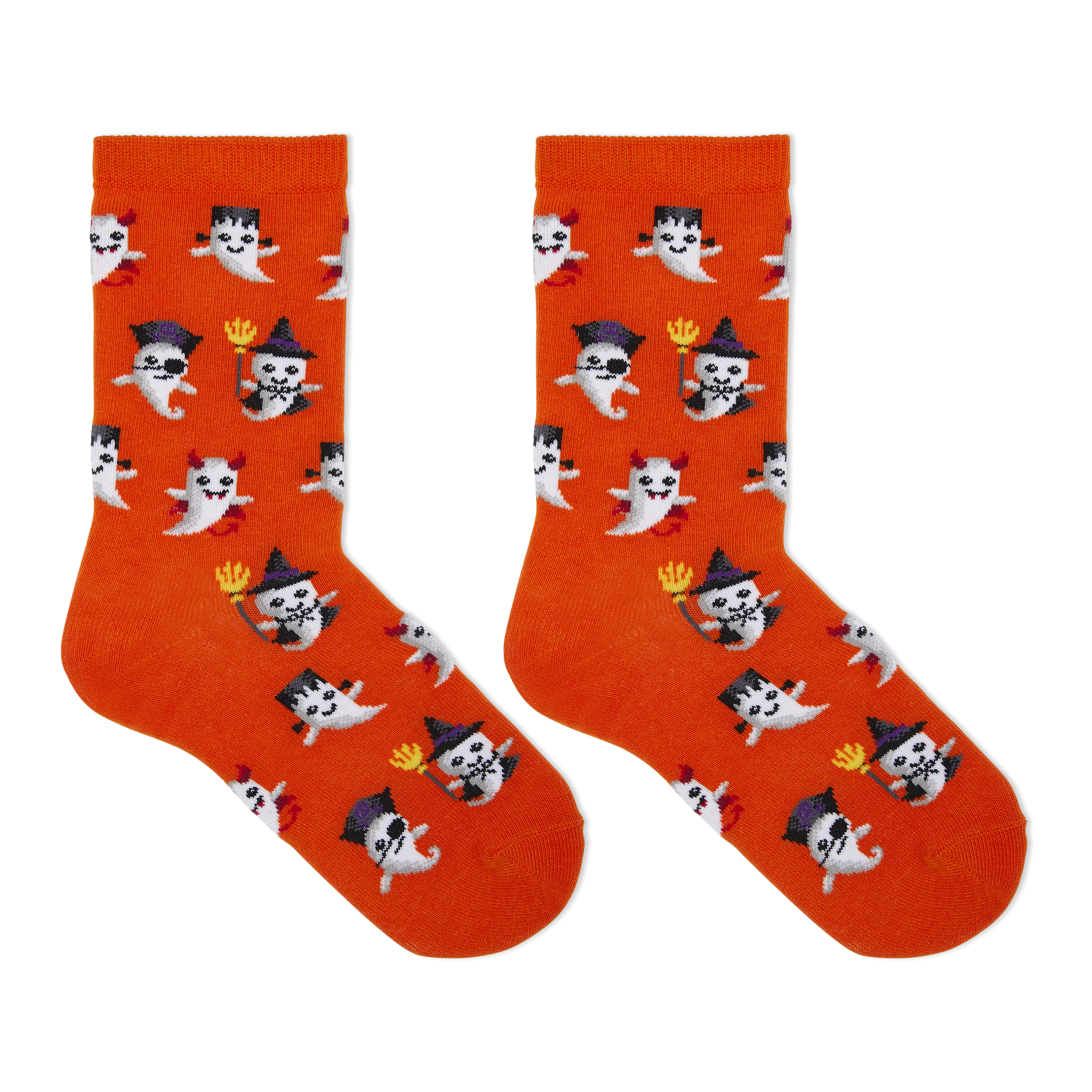 HOTSOX Kid's Costume Ghosts Crew Socks
