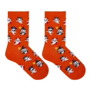 HOTSOX Kid's Costume Ghosts Crew Socks