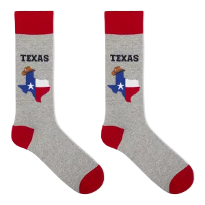 HOTSOX Men's Texas Crew Socks