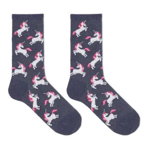 HOTSOX Women's Unicorn Crew Socks