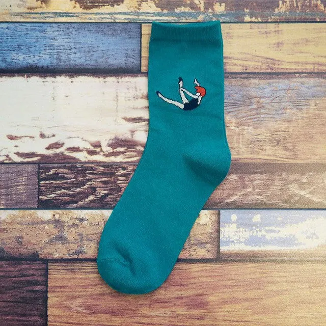 Iconic Ladies' Cool Organic Cotton Socks - 10 Variants