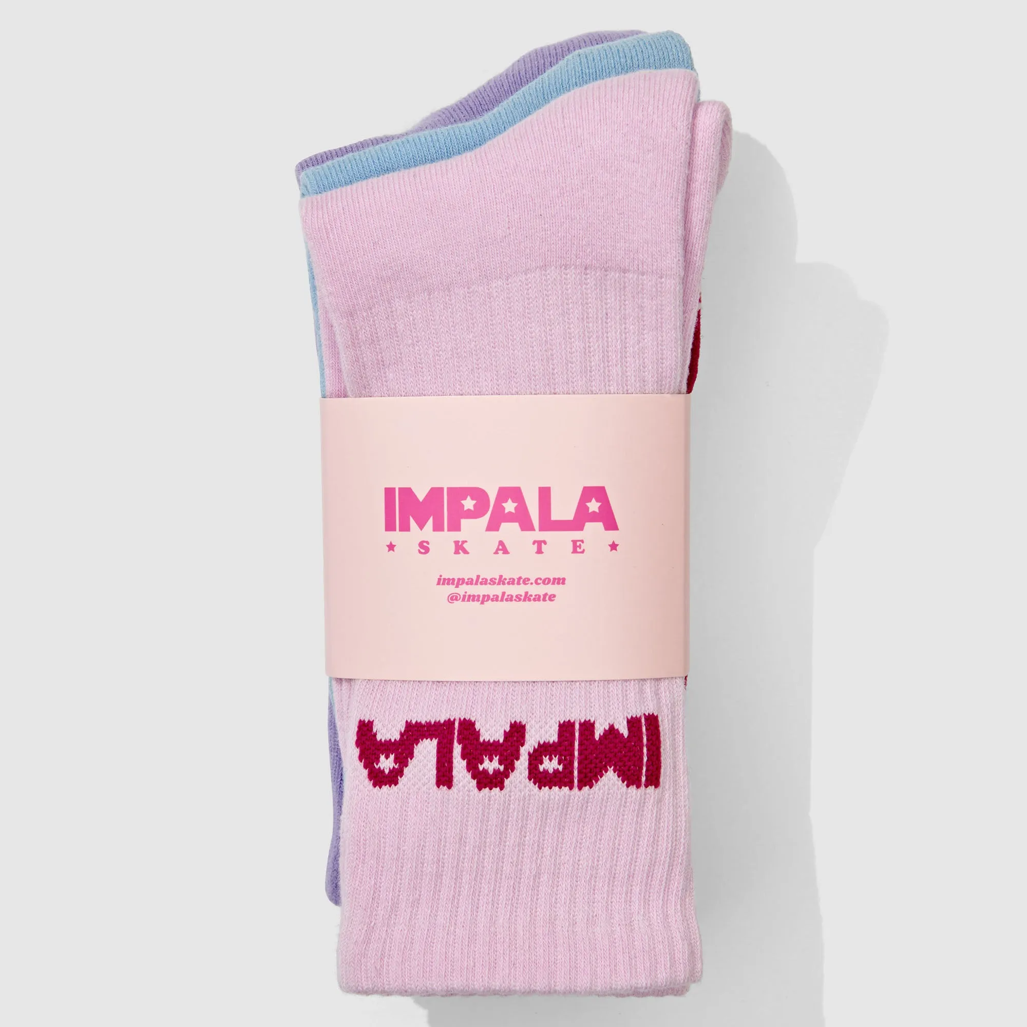 Impala Skate Socks 3 Pack - Pastel