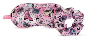 Iscream Let's Roll Eye Mask and Scrunchie Set