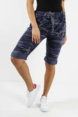 Italian Magic Shorts/Chinos Camo Navy