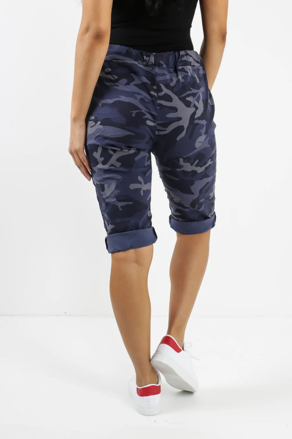 Italian Magic Shorts/Chinos Camo Navy