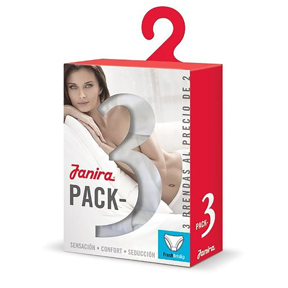 Janira Maxi Esencial Full Briefs - 3 Pack