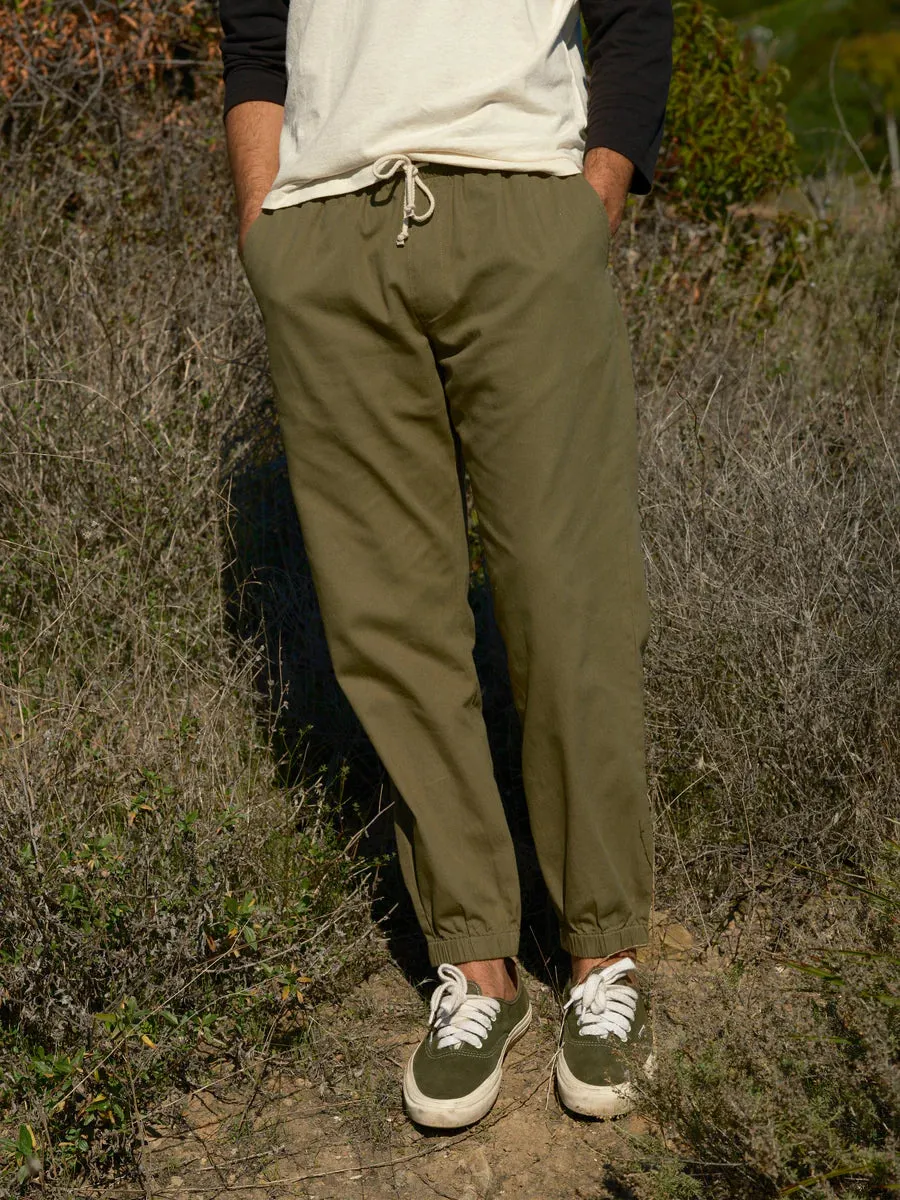 Jeffrey Pants - Faded Mash Green