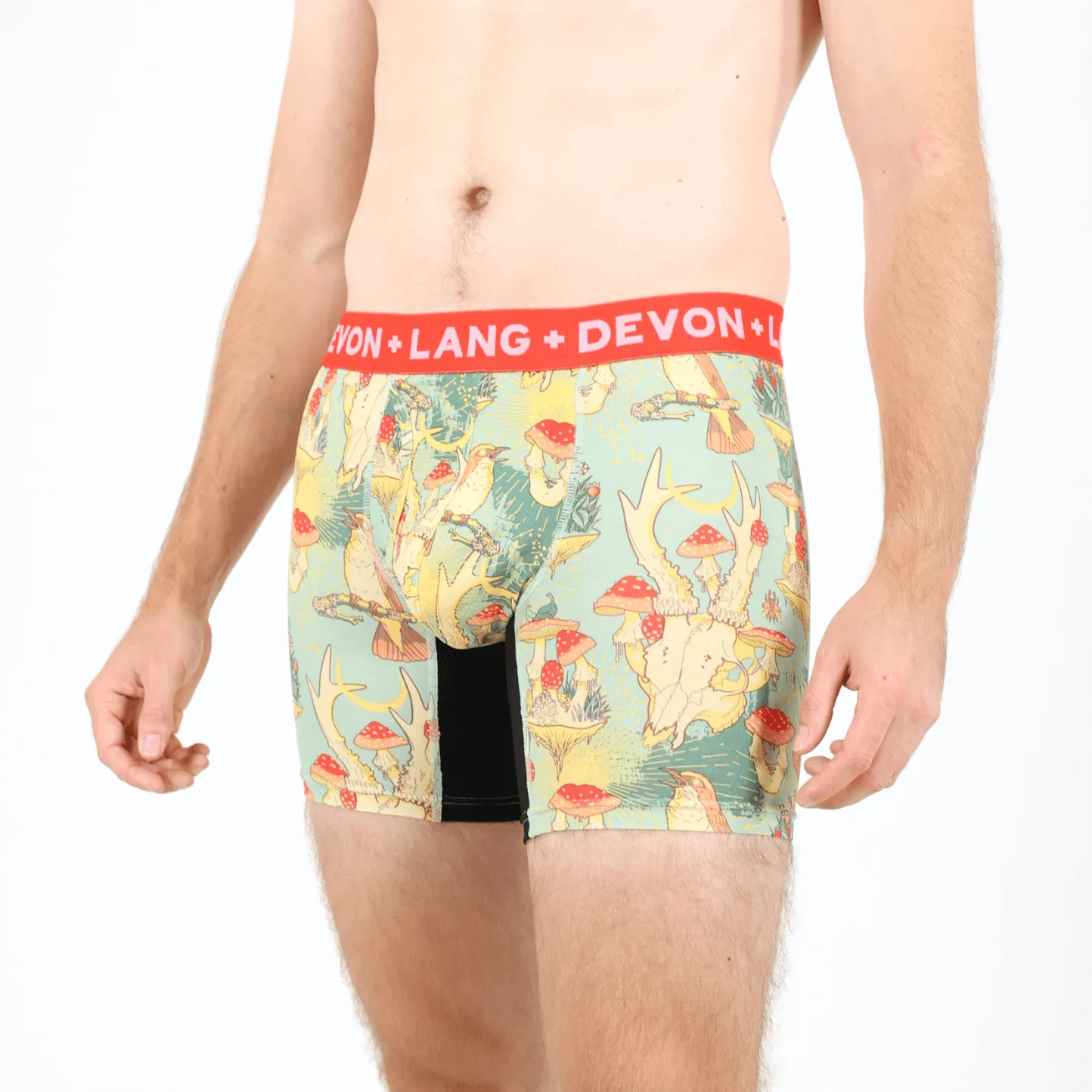 Journey Boxer Brief - Forest Mushrooms