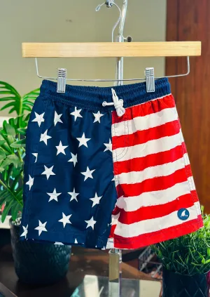 Juniors American Flag Board Shorts