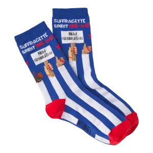 K.Bell Women's Suffragette Crew Socks