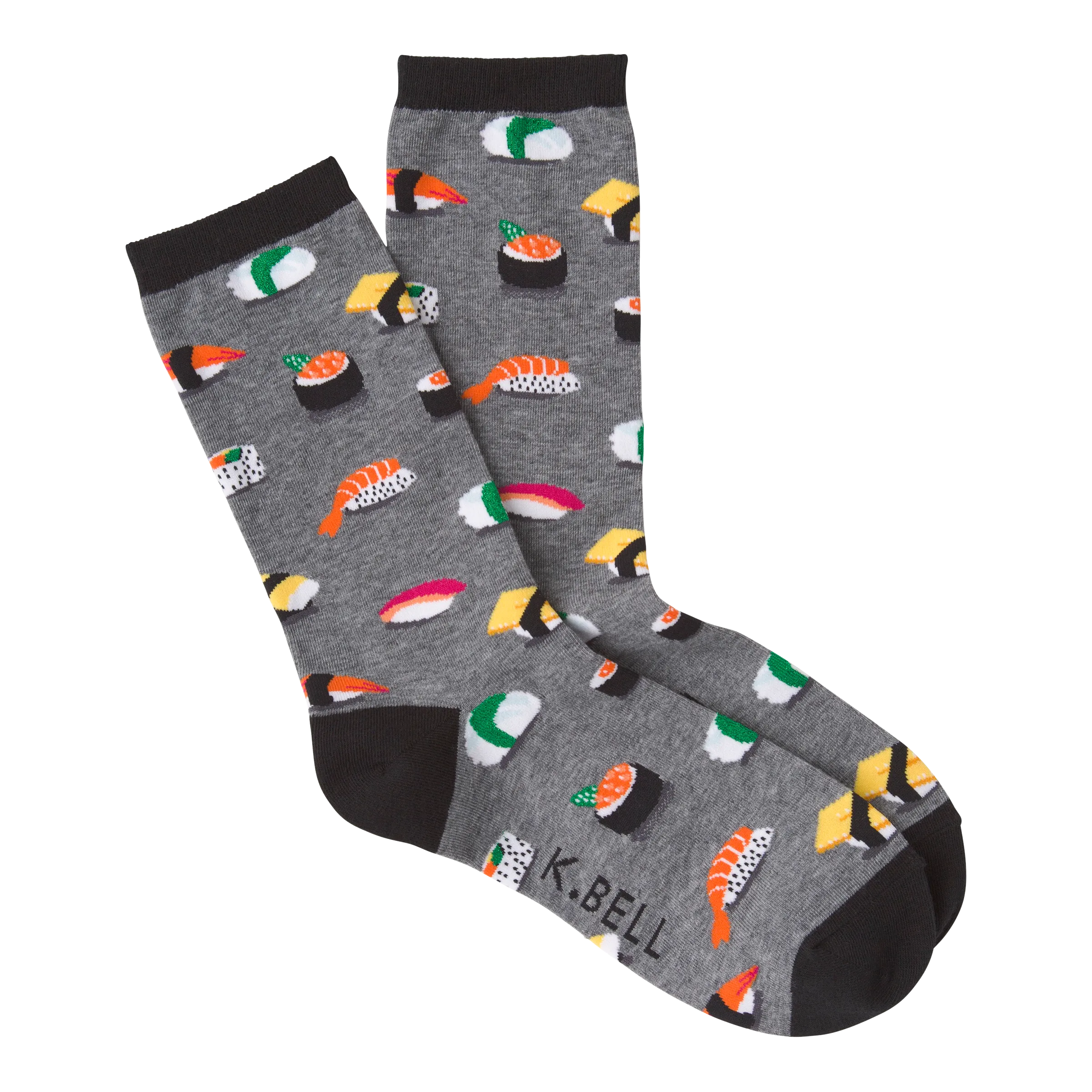 K.Bell Women's Sushi Crew Socks