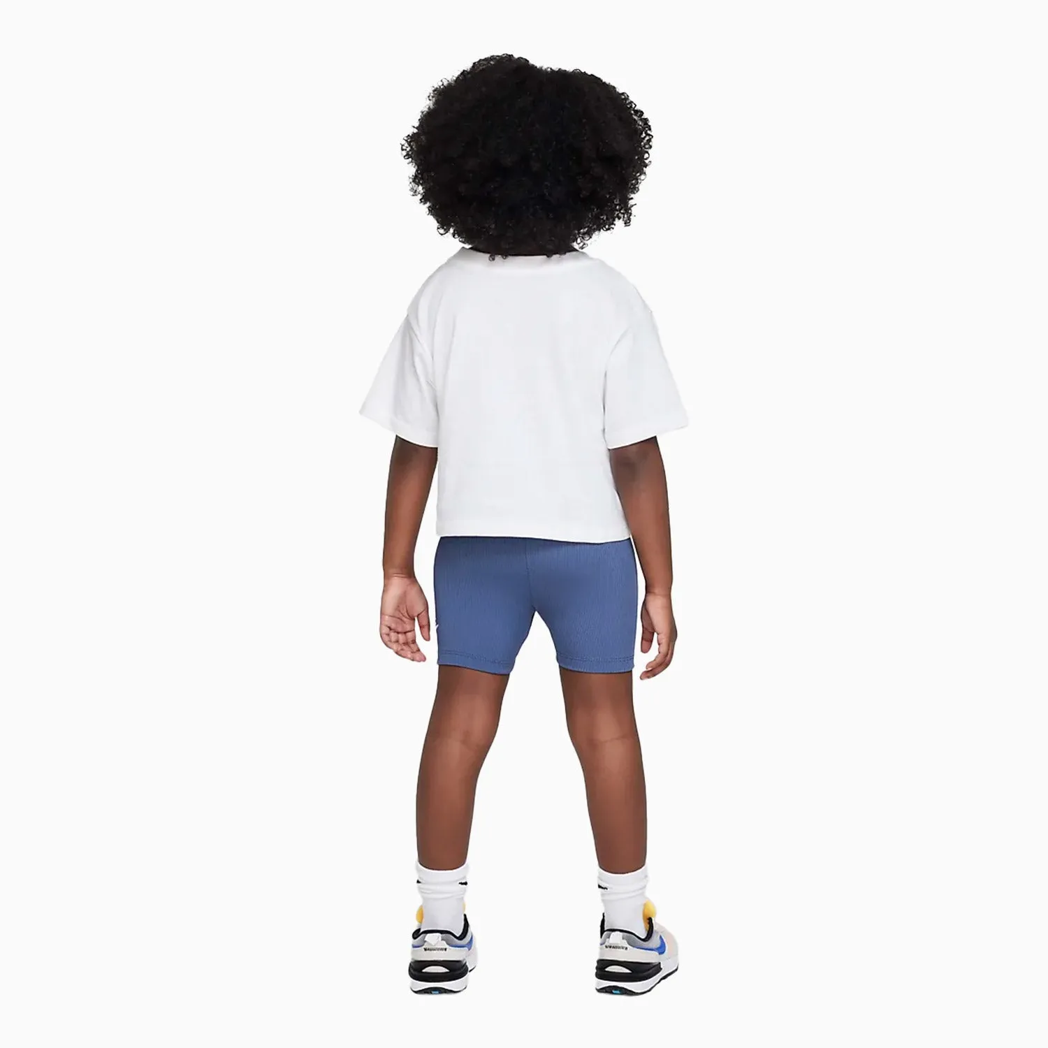 Kid's Nike "Let's Roll" Boxy Tee and Shorts Outfit