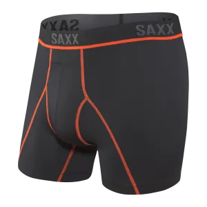 Kinetic Boxer Brief - Black/Vermillion