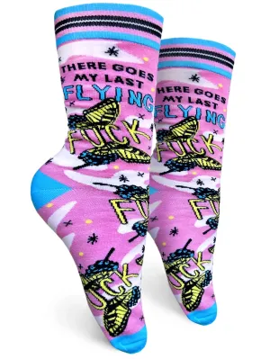 Last of My Flying Fucks Women's Crew Socks
