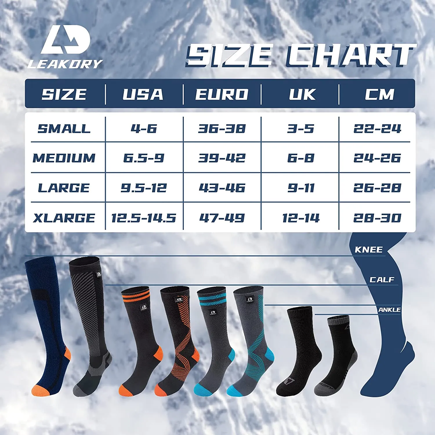 LEAKDRY Waterproof Breathable Coolmax Dri-nit Socks Black&Green