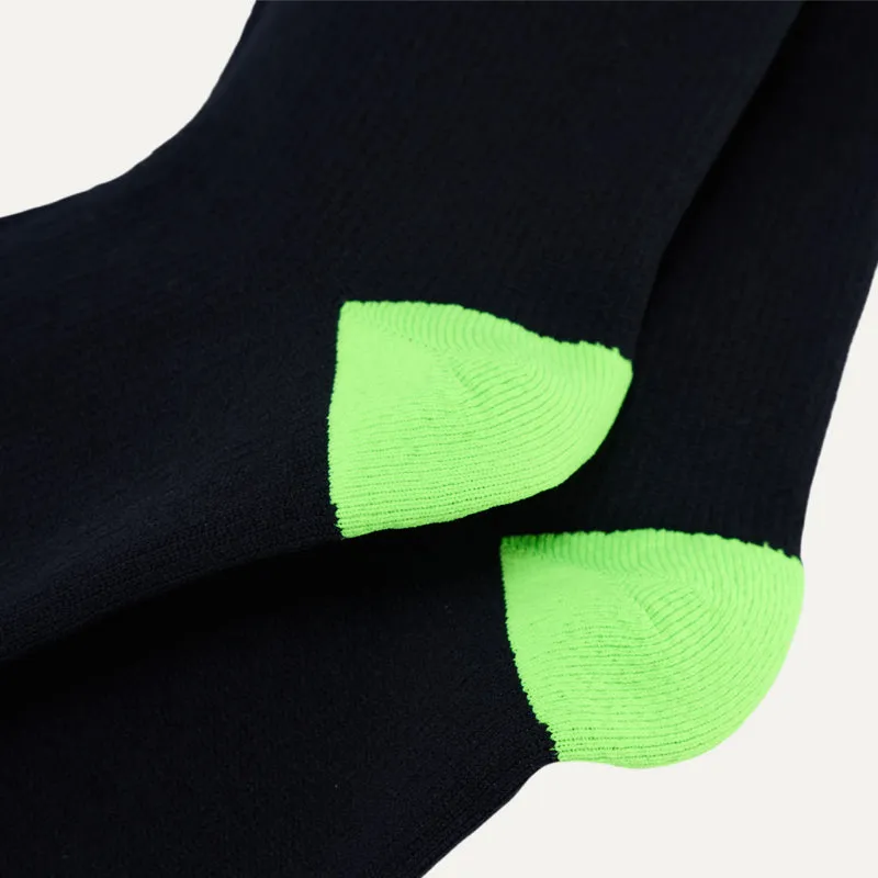 LEAKDRY Waterproof Breathable Coolmax Dri-nit Socks Black&Green