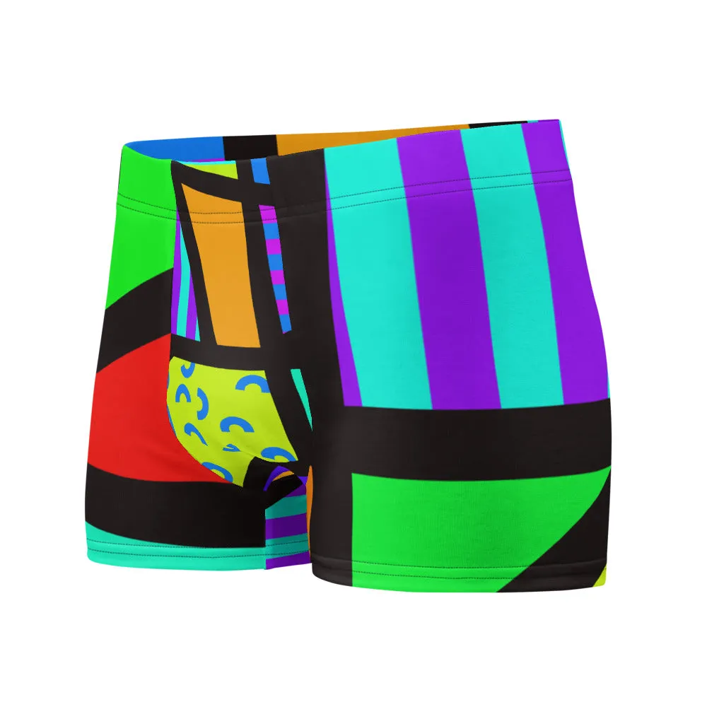 LGBT - Mens Boxer Briefs - 80s Memphis Geometric