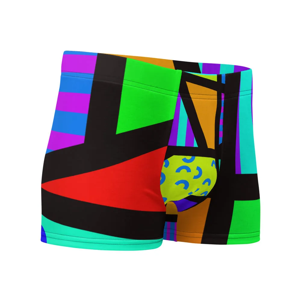 LGBT - Mens Boxer Briefs - 80s Memphis Geometric