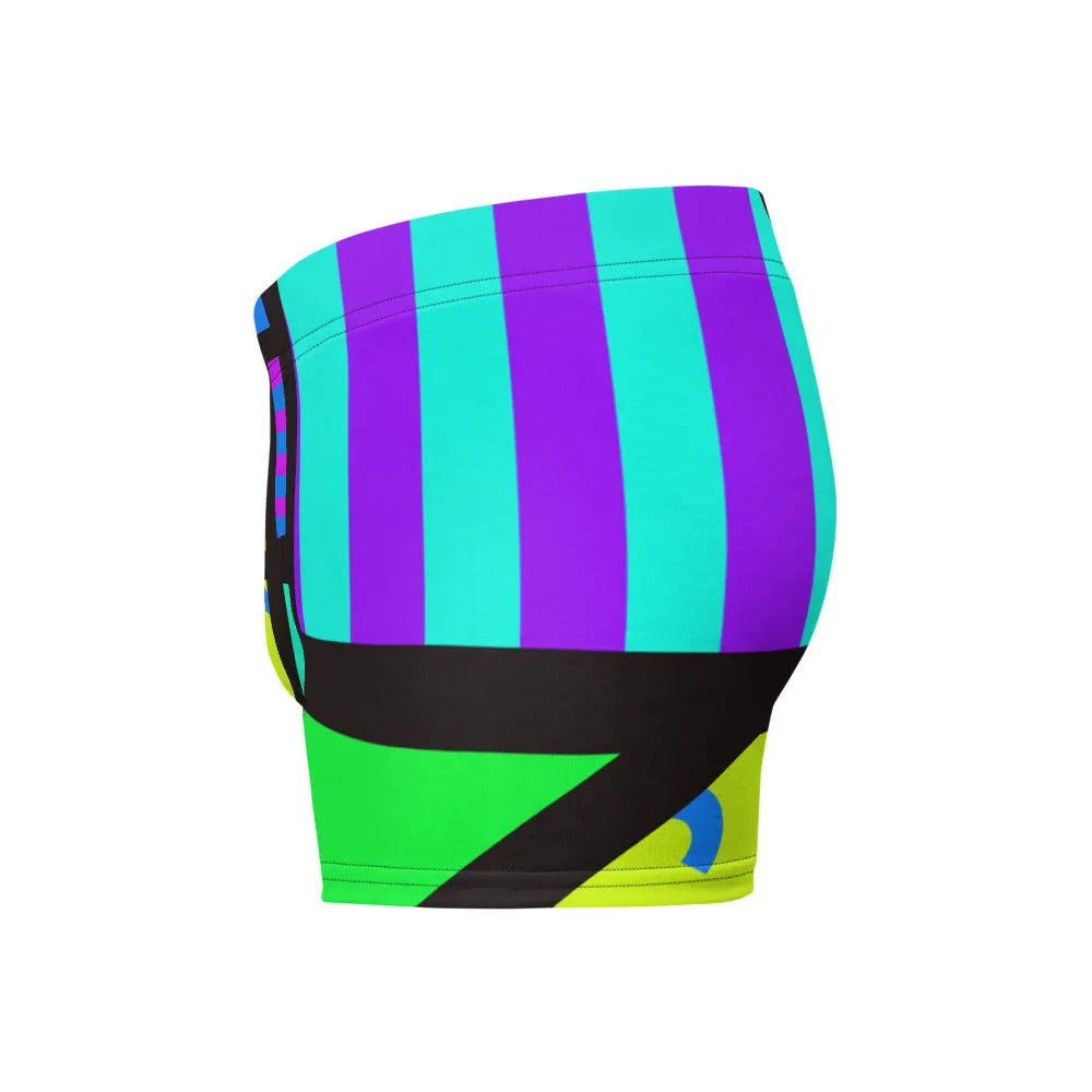 LGBT - Mens Boxer Briefs - 80s Memphis Geometric