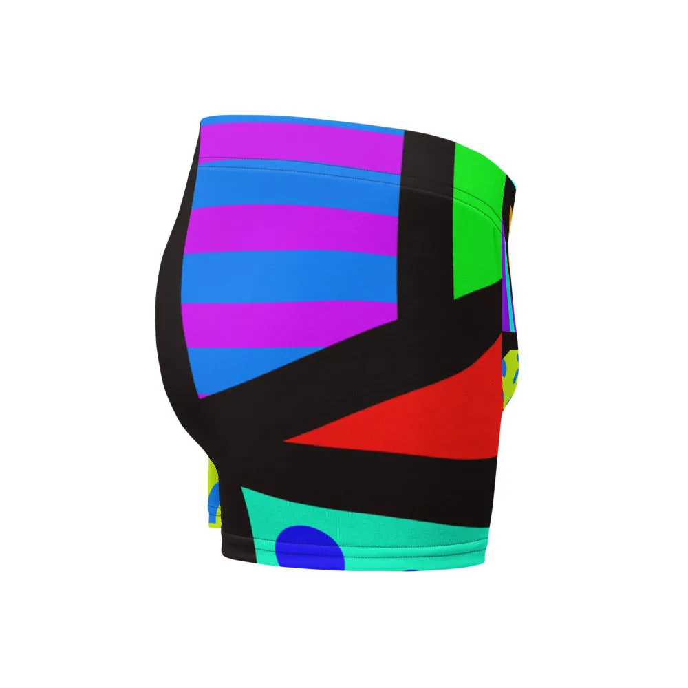 LGBT - Mens Boxer Briefs - 80s Memphis Geometric